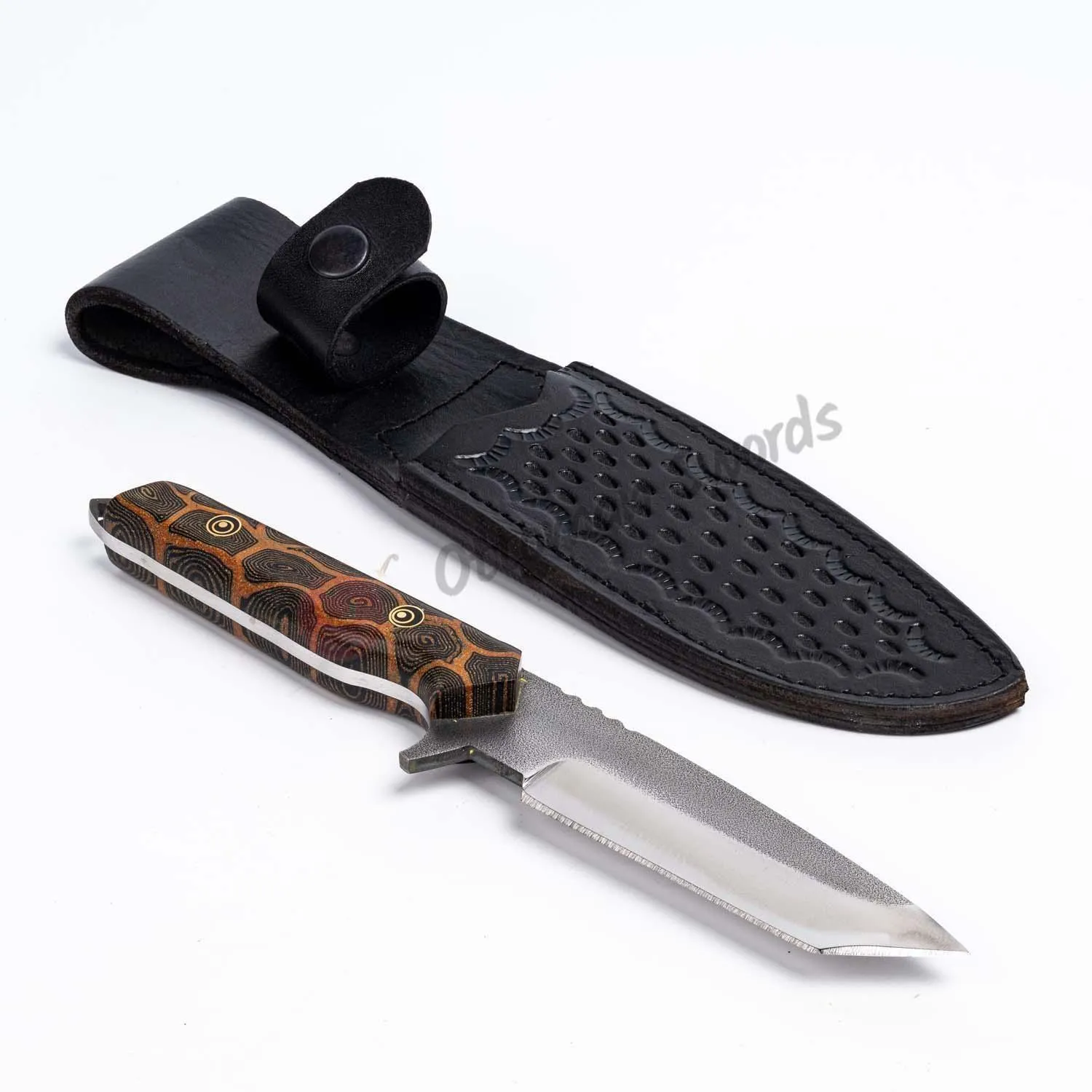 Out Door Survival Knife Tanto Blade Shape 9.5"