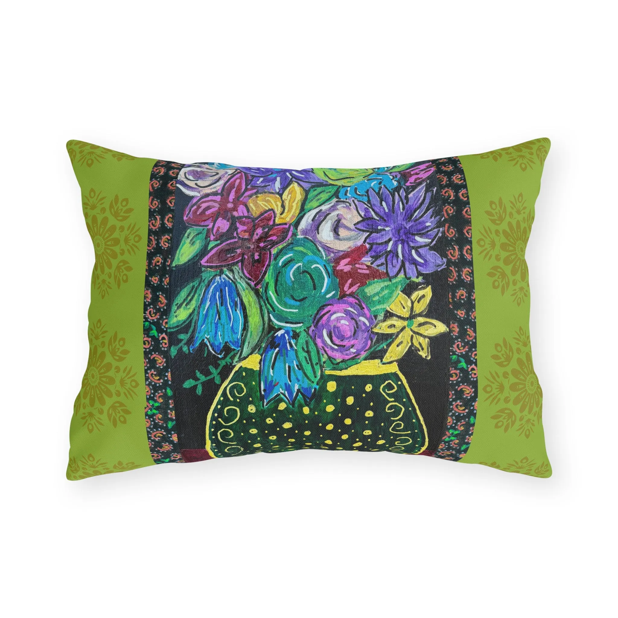 Outdoor Pillows - Spring Green