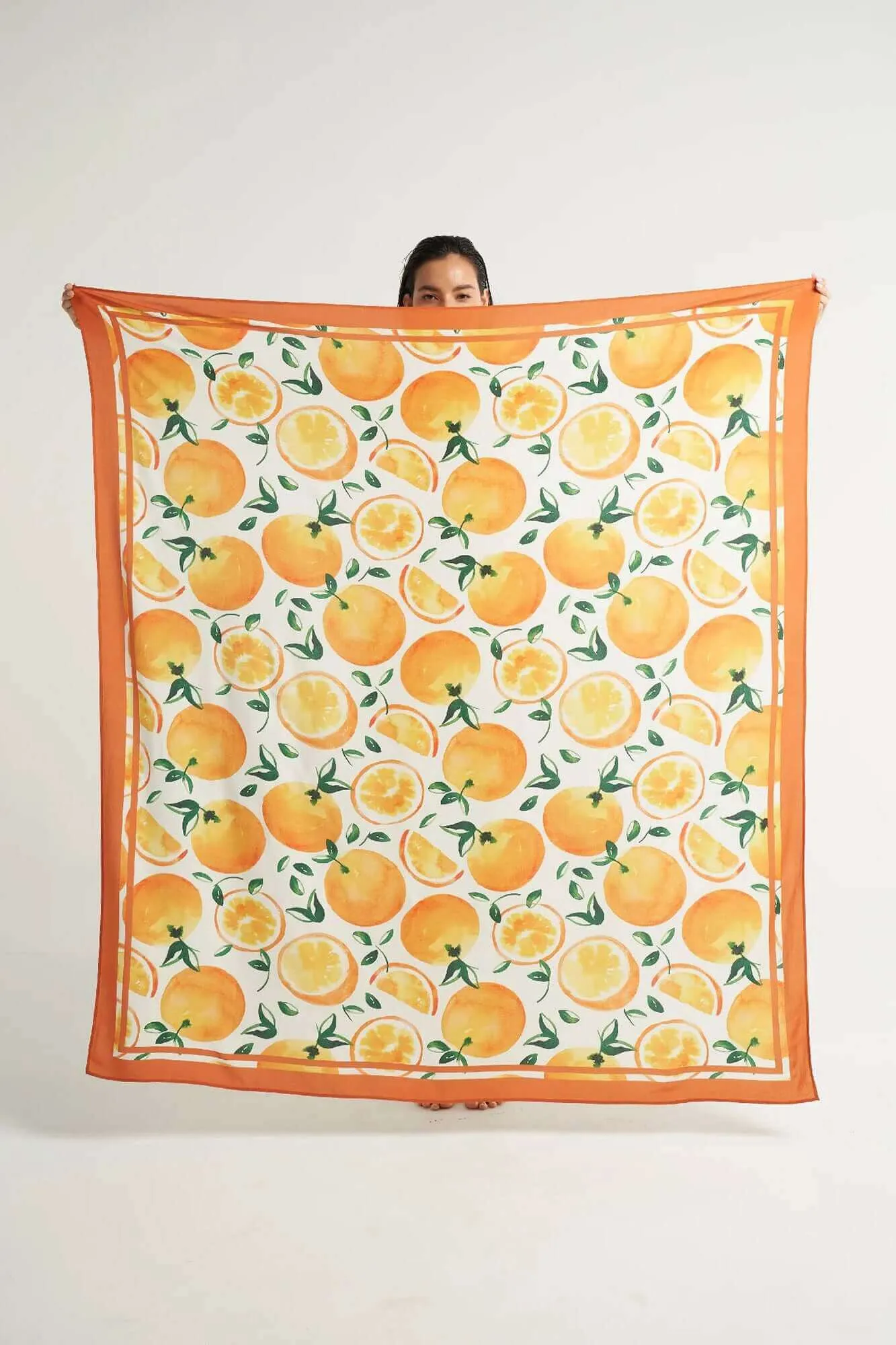 Oversized Sarong in Naranja