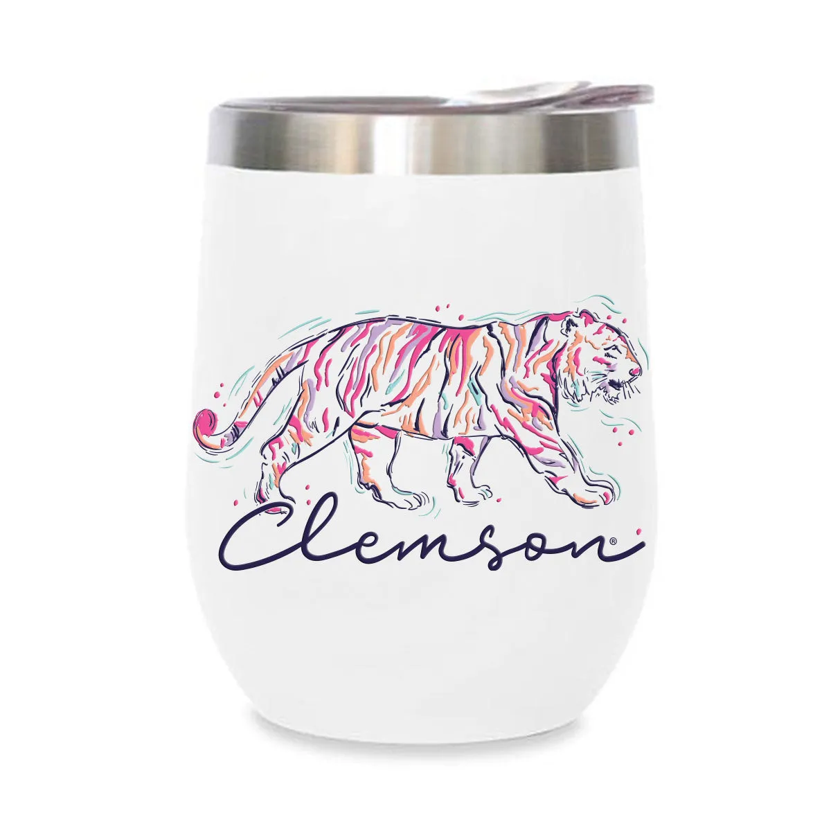 Painted Tiger 12oz Wine Tumbler