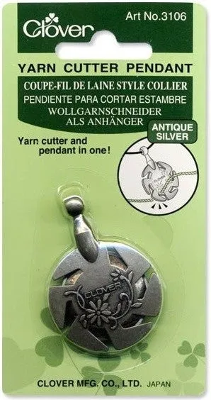 Pendant, Yarn Cutter Clover