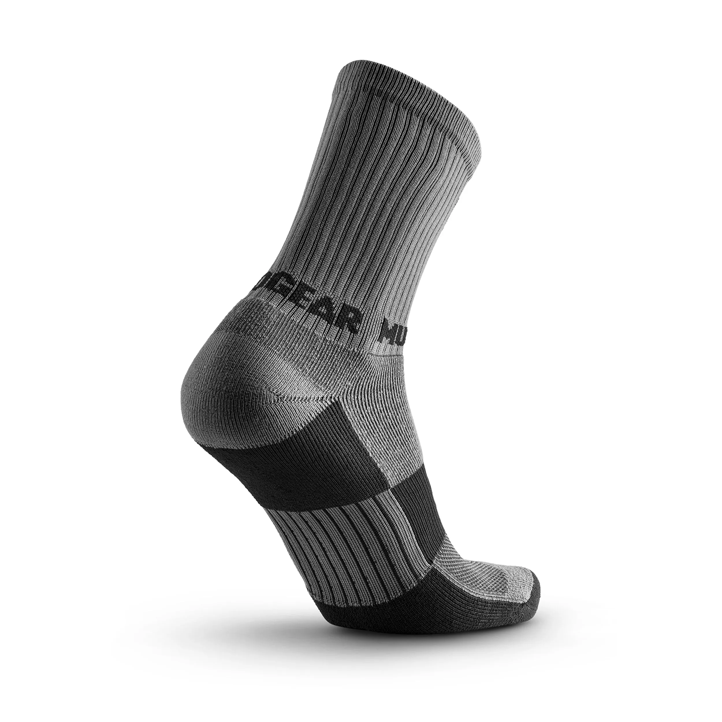 Performance Hiking/Trekking Sock - Gray/Black (2 Pair Pack)