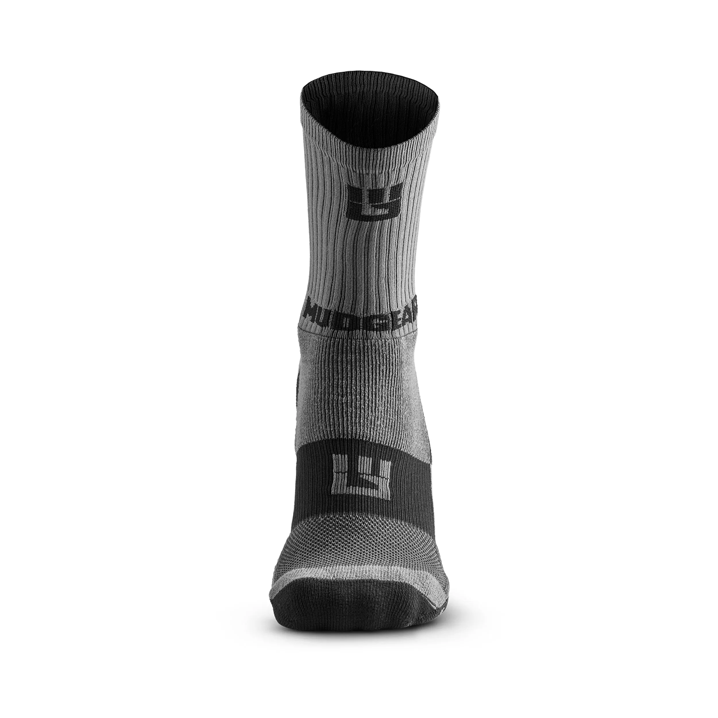 Performance Hiking/Trekking Sock - Gray/Black (2 Pair Pack)