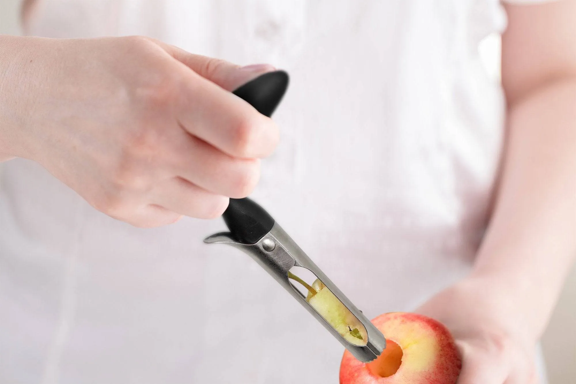 Premium Apple Corer - Easy to Use and Durable Stainless Steel