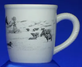 "Cattle Country" Western Ceramic Mug