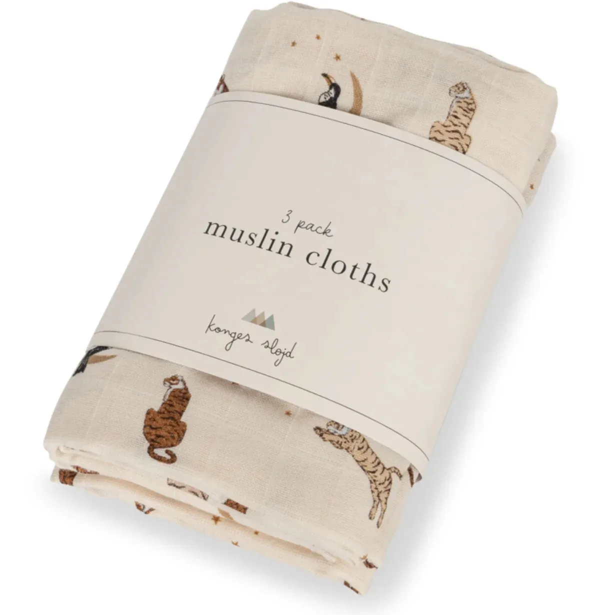 Roar Muslin Cloth 3-Pack