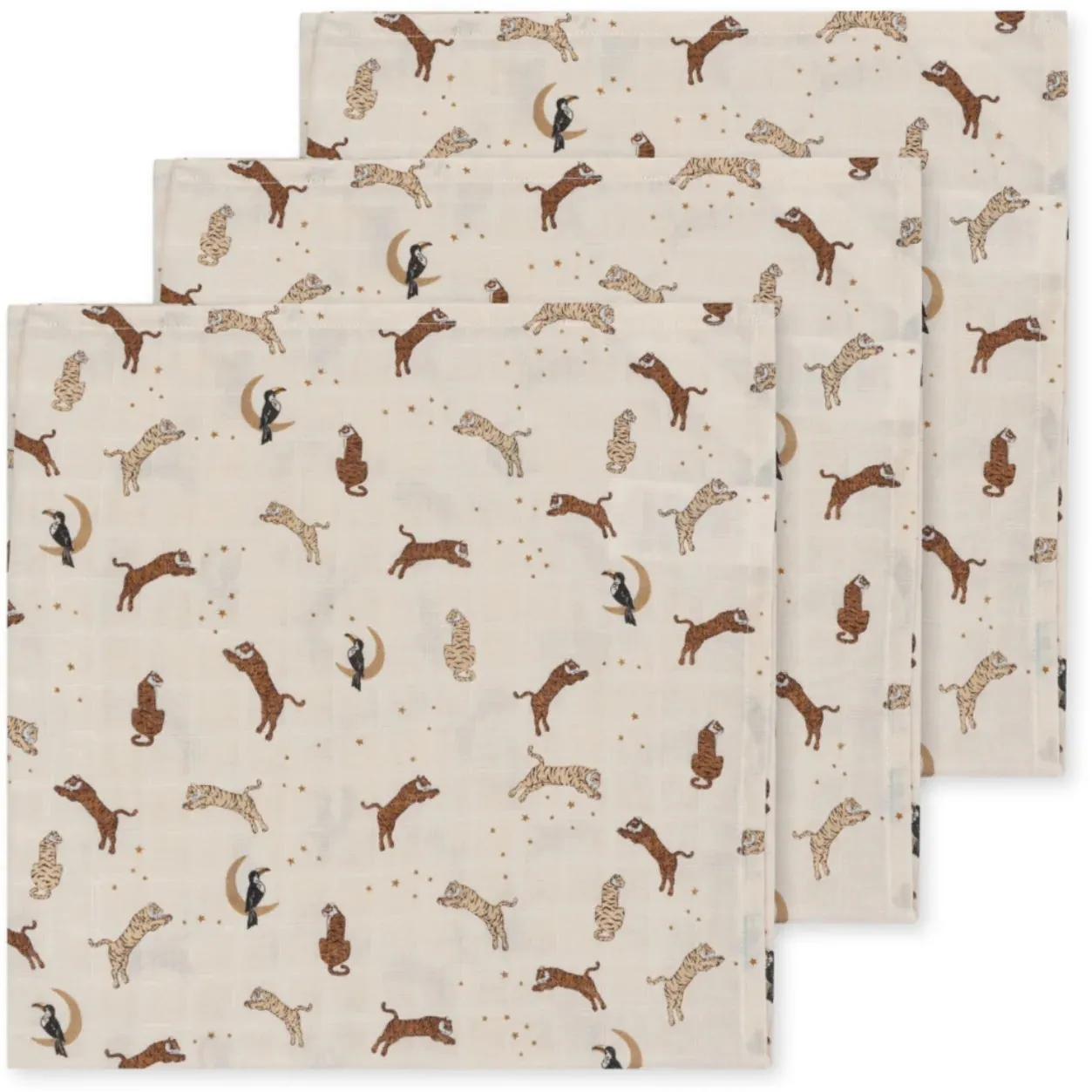 Roar Muslin Cloth 3-Pack