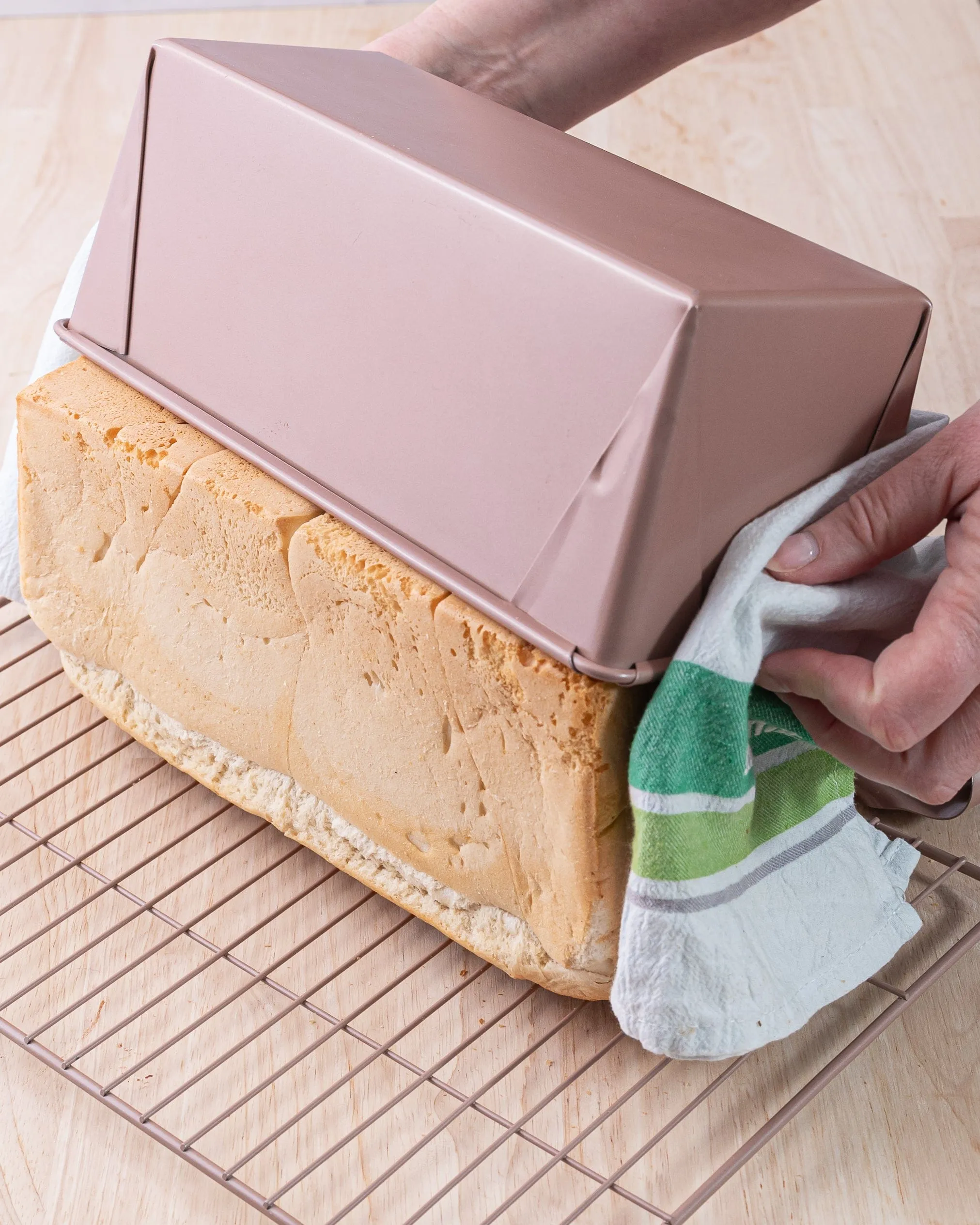 Rose Gold Bread Tin with Lid