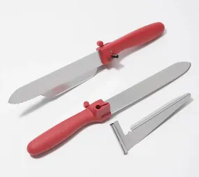 Same Slice 2-Piece Knife Set Red,