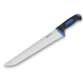 Serrated Fish Knife 13.78 inch with Blue Bi-Material Handle - FISCHER