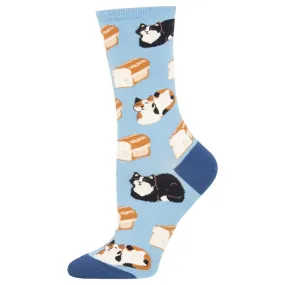 Socksmith Cat Loaf Crew Sock