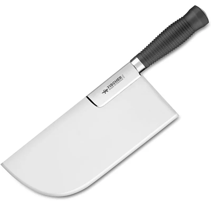 Stainless Steel Reinforced Butcher's Blade 11.02 inch Black Handle - FISCHER