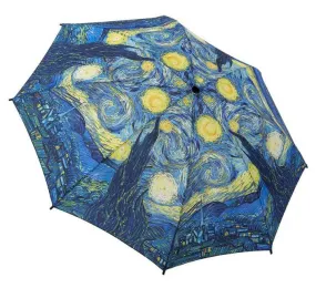 Starry Night Folding Umbrella