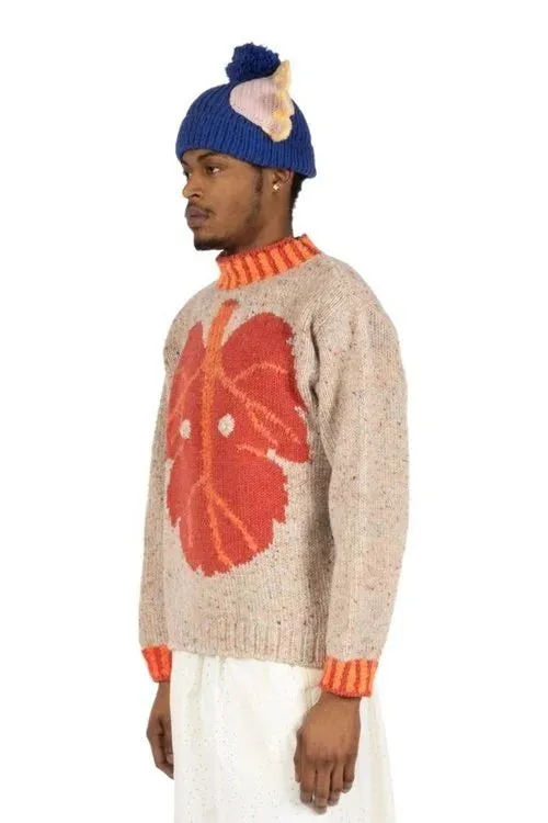 Wildflower Figure Leaf Sweater