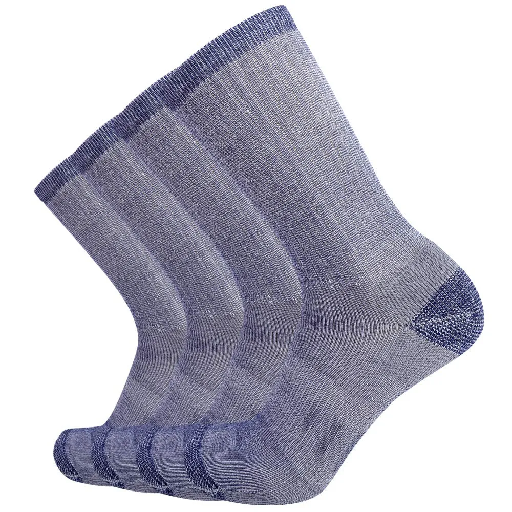 Women's Touch Wear Everyday Cushion Trail Outdoor Crew Socks 4-packs